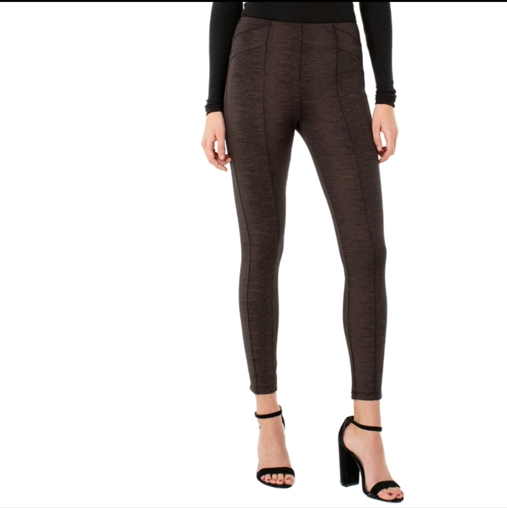 Liverpool Brown Heathered Leggings